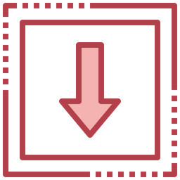 Down Arrow  Icon