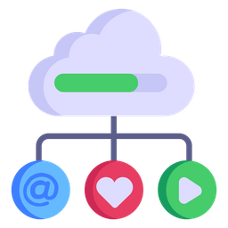 Cloud Media  Icon