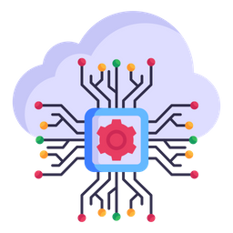 Cloud Processor  Icon