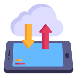 Cloud Transfer  Icon