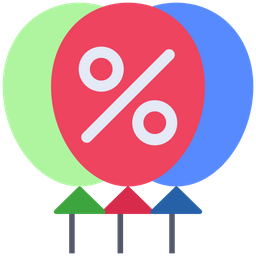 Discount Balloons  Icon