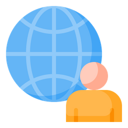 Globe User  Icon