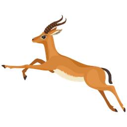 Running Deer  Icon