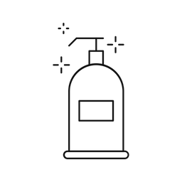 Sanitizer Cleaning  Icon