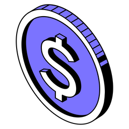 Dollar Coin  Icon