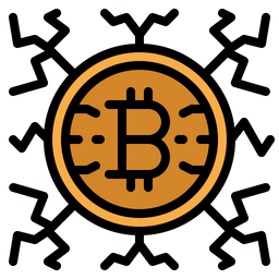 Bitcoin-Netzwerk  Symbol