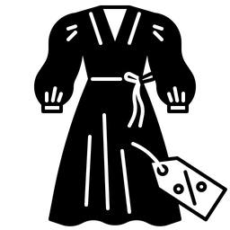 Tuch rabatt  Symbol