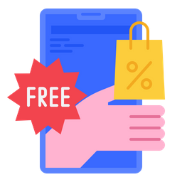 Online Discount Free  Icon