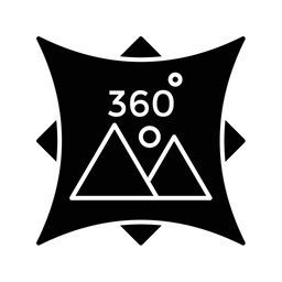 360 Angle  Icon