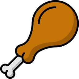 Chicken drumstick  Icon