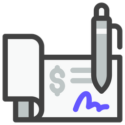 Cheque  Icon