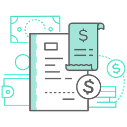 Finanzdokument  Symbol