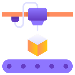 Additive or 3D Manufacturing  Icon