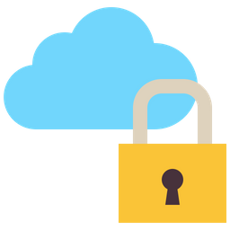 Cloud security  Icon