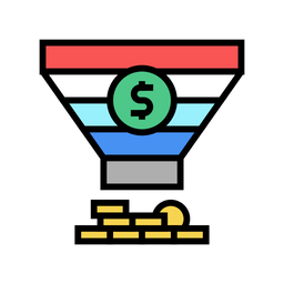 Financial Funnel  Icon