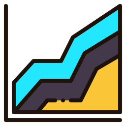 Area Chart  Icon