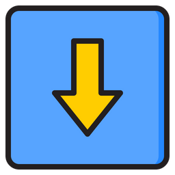 Down Arrow  Icon