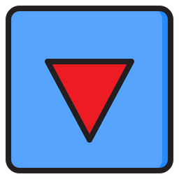 Down Arrow  Icon