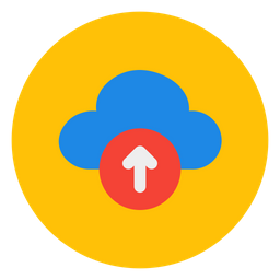 Cloud upload  Icon