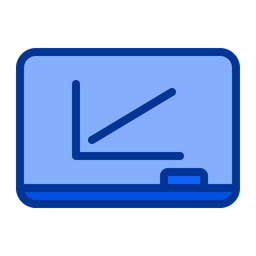 Function Graph Straight Up  Icon