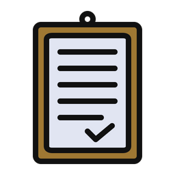 Checklist Clipboard  Icon