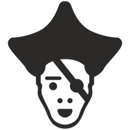 Pirate Face  Icon