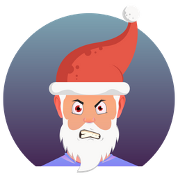 Angry Santa  Icon