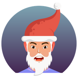 Crying Santa  Icon