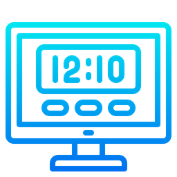 Computer Time  Icon