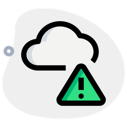 Cloud Alert  Icon