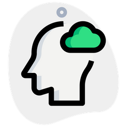 Cloud Brain  Icon