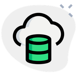 Cloud Database  Icon