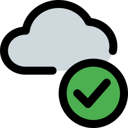 Cloud Check  Icon