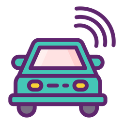 Autonomous Vehicle  Icon