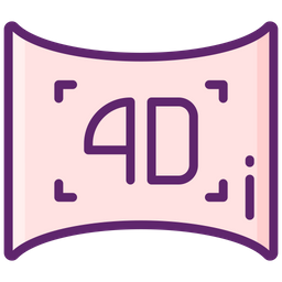 4 D Movie  Icon