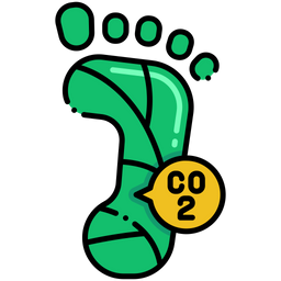 Carbon Footprint  Icon