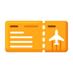 Flugticket  Symbol