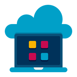 Cloud Based Application  Icon