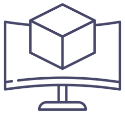 3d 큐브  아이콘