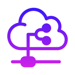 Cloud Server  Icon