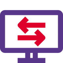 Computerdatenübertragung  Symbol