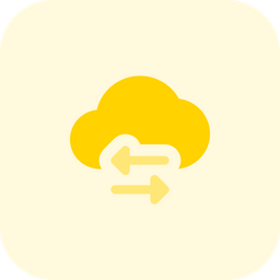 Cloud Data Transfer  Icon