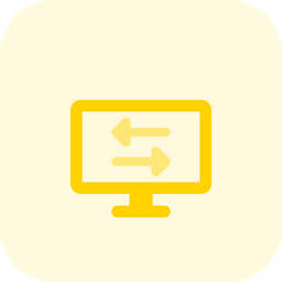 Computer Data Transfer  Icon