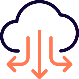 Download de dados na nuvem dois  Ícone