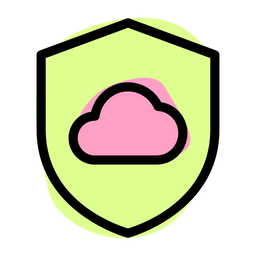 Protección del servidor en la nube  Icono