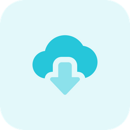 Cloud-Download  Symbol