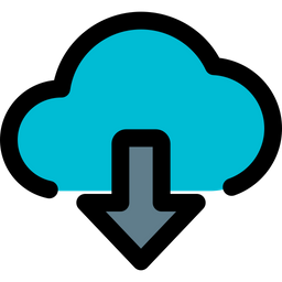 Cloud-Download  Symbol