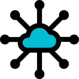 Cloud-Server-Verbindung  Symbol