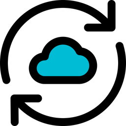 Cloud-Server-Aktualisierung  Symbol