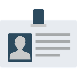 Employee card  Icon